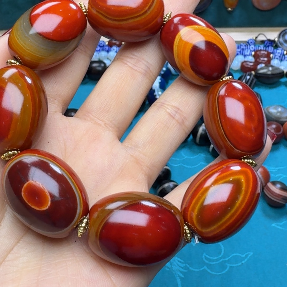 玛瑙/玉髓未镶嵌项链