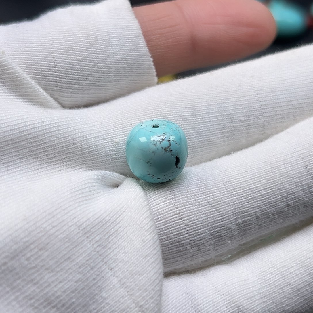 绿松石珠宝奇石未镶嵌小**学