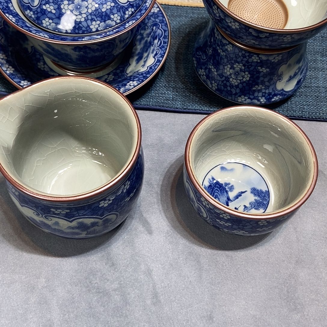 陶简装家用陶瓷茶具