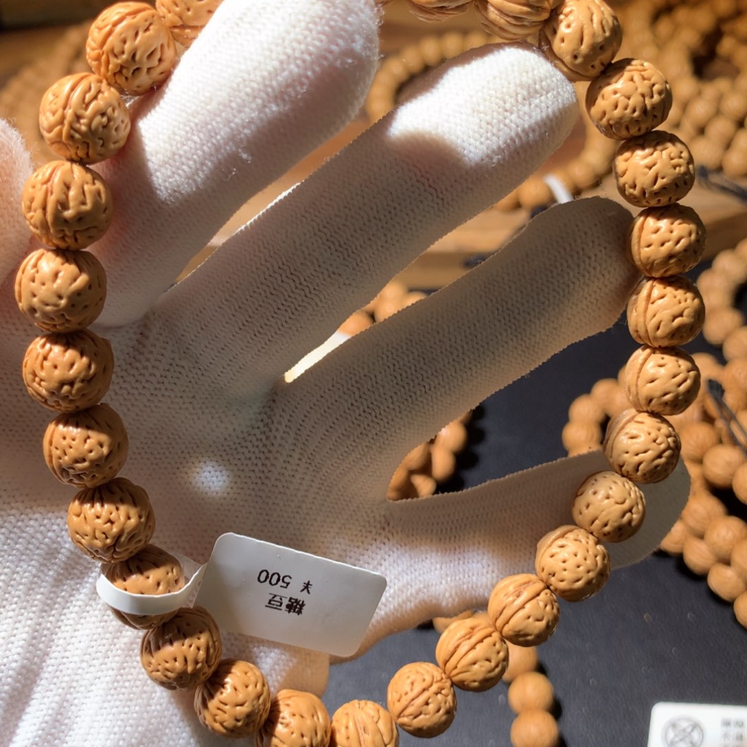 手串桃核10.5矮桩小糖豆