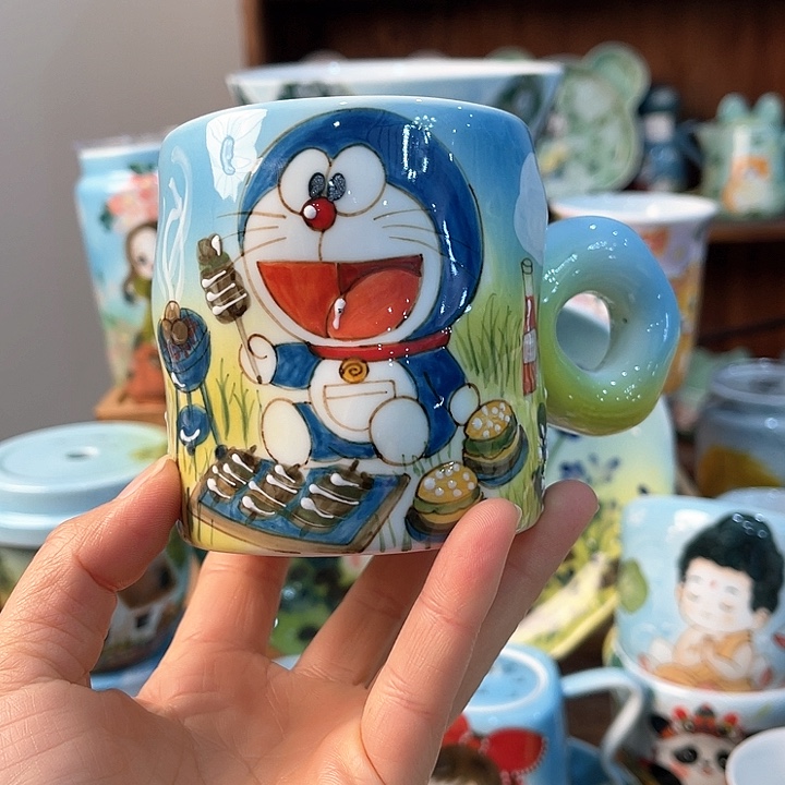 陶景德镇釉下手绘陶瓷