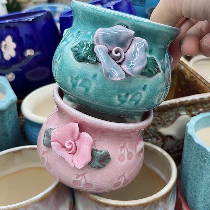 多肉绿植陶瓷花盆