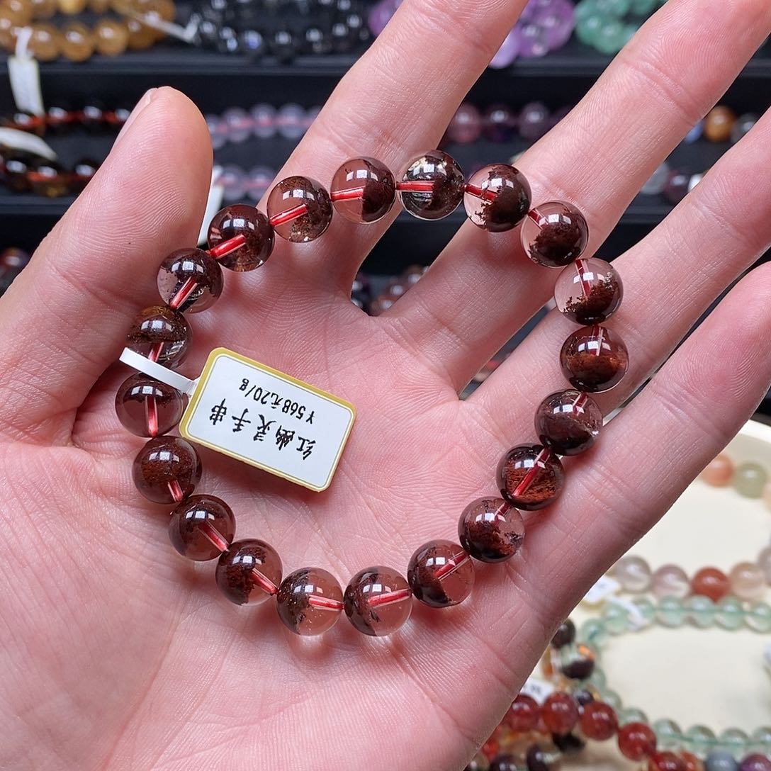 水晶手串未镶嵌单***姨手串10.5