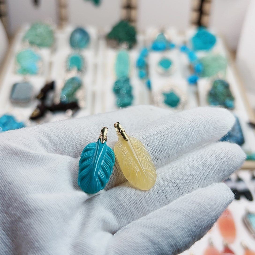 绿松石颈饰未镶嵌管*亿