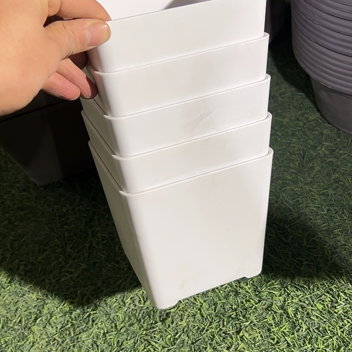 白色14外径14高5个盆