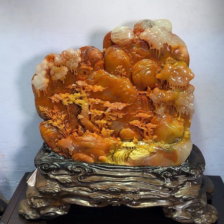 秋***藏寿山石寿山石摆件