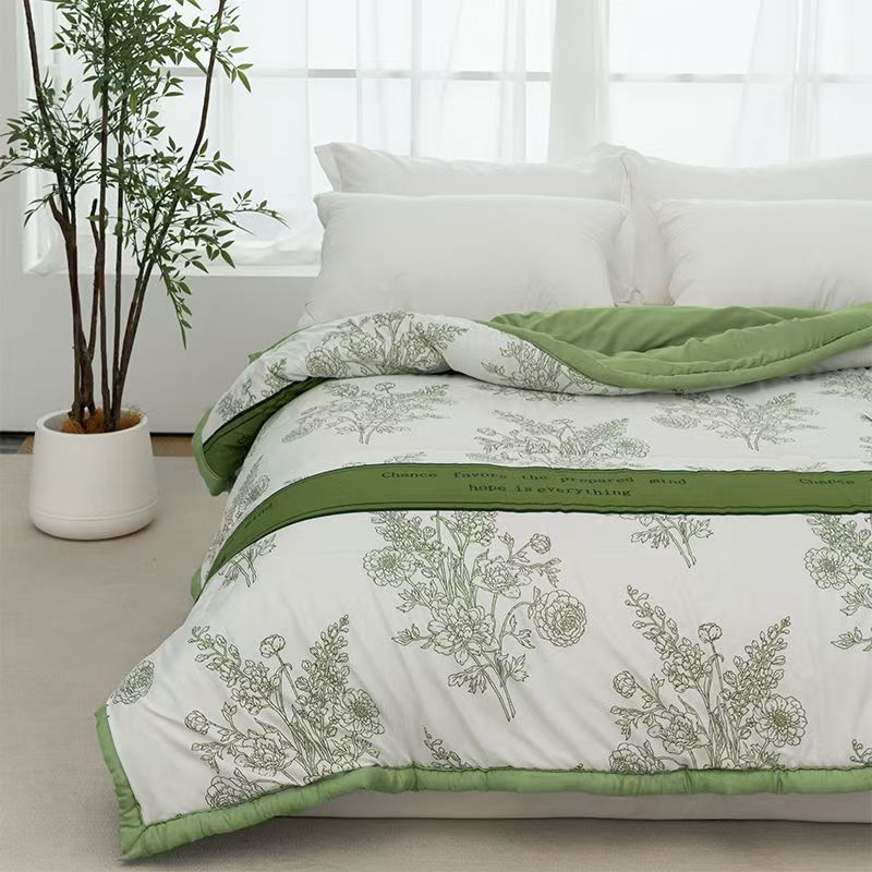 【免费30天试睡】2025新款轻奢印花夏凉被150*200cm空调被夏被kl