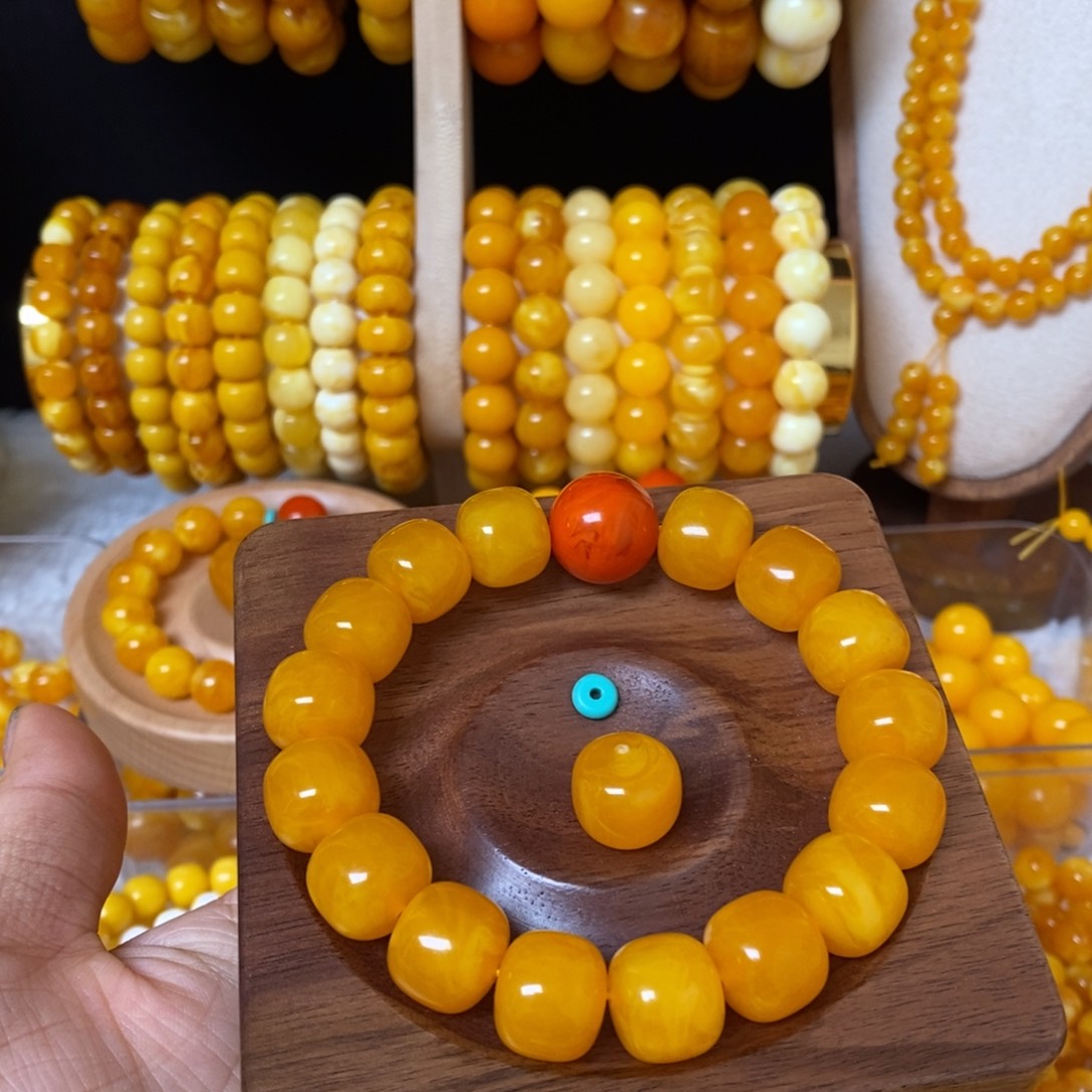 加***糖非金属精品百搭手串14mm