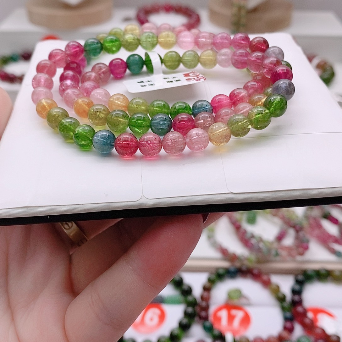 未镶嵌手链碧玺18号