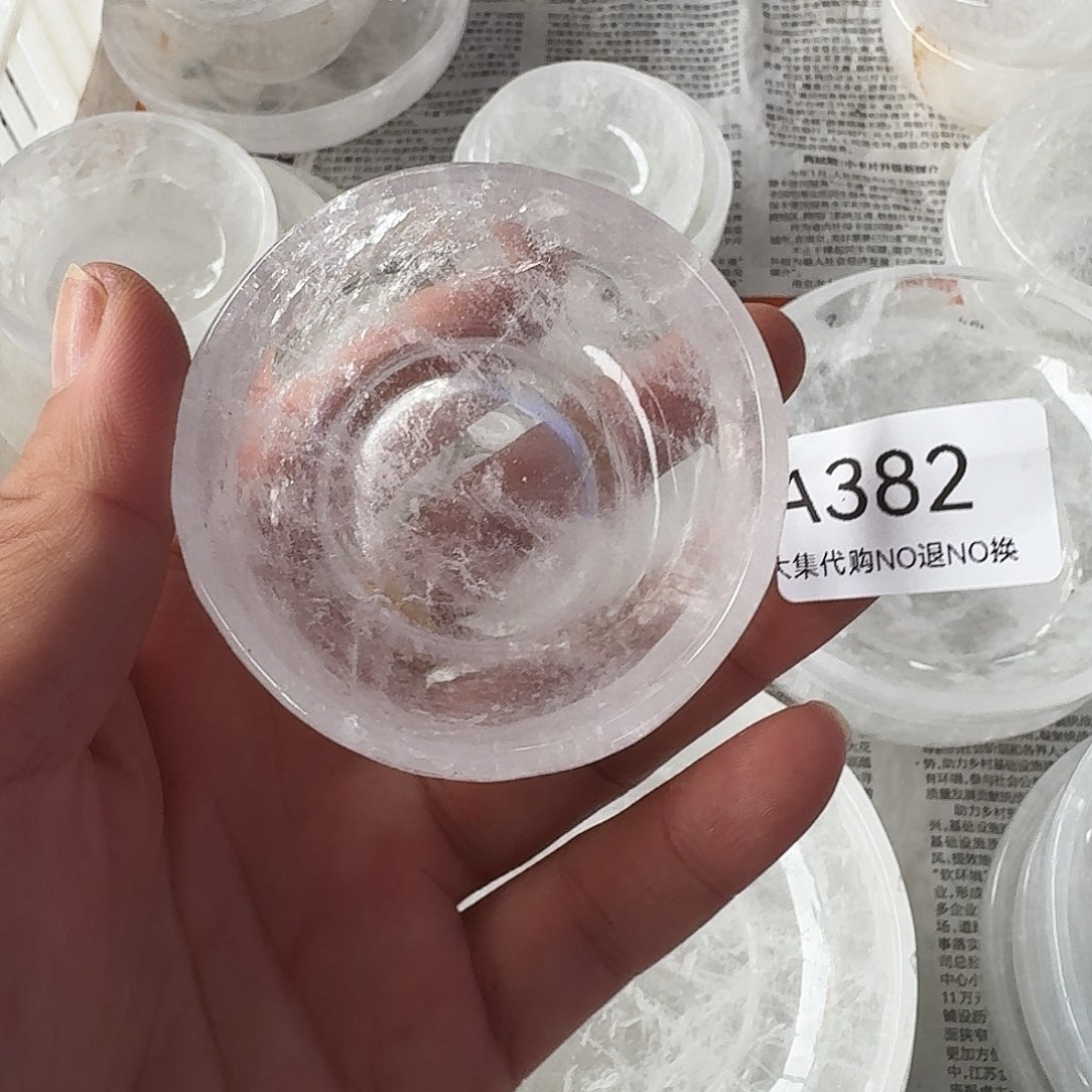 水***冰未镶嵌手链烟晶白