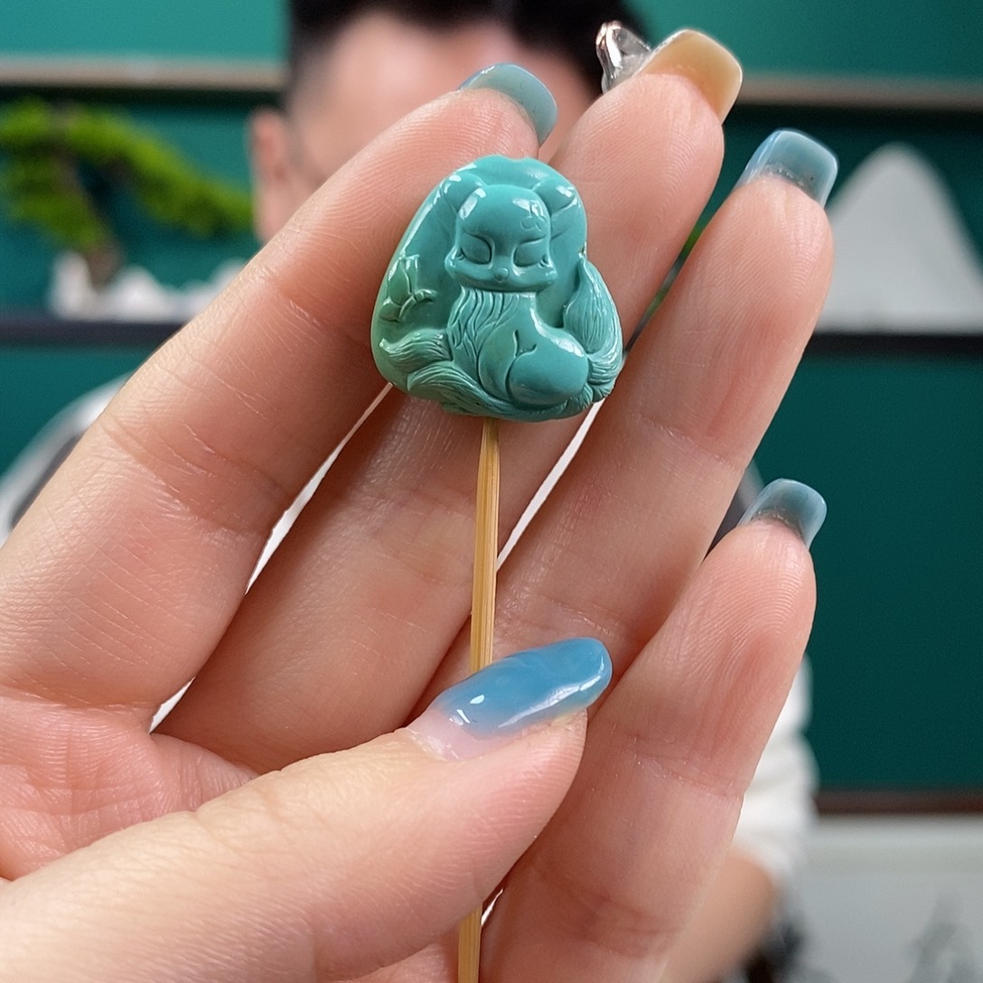 绿松石珠宝奇石未镶嵌