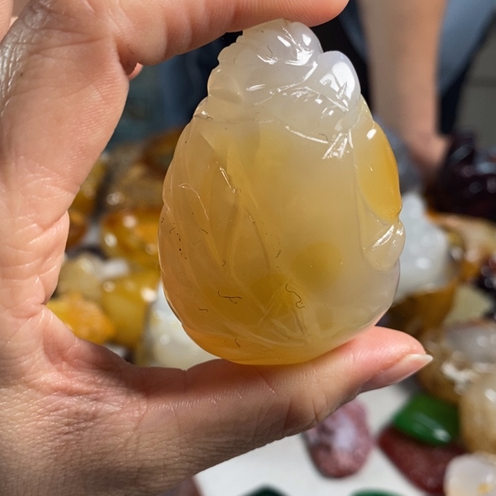 玛瑙/玉髓吊坠(不含链)未镶嵌