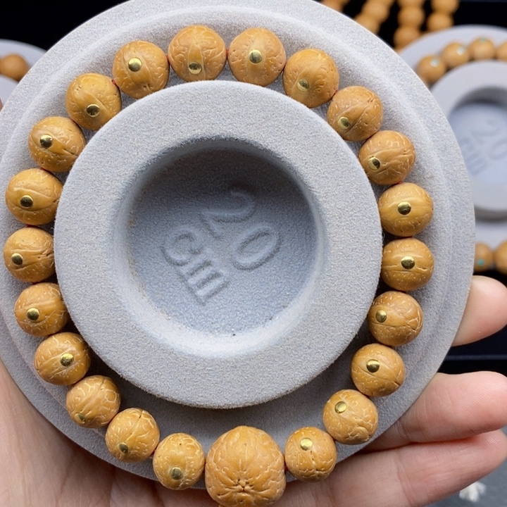 凤眼菩提手串11+新籽铜