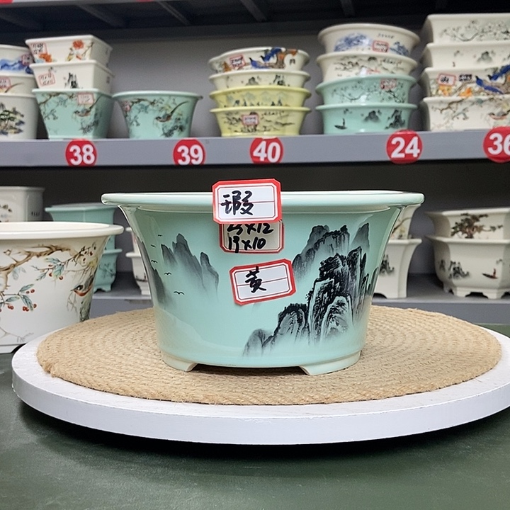 紫砂宜兴紫砂花盆