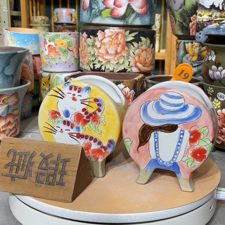 红陶景德镇艺术手绘作品