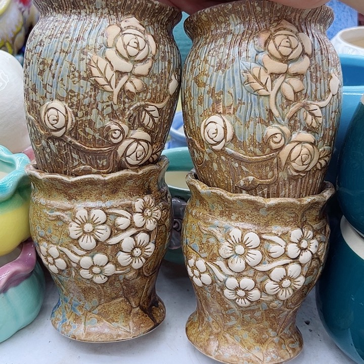 多肉绿植陶瓷花盆9.9包邮，有孔