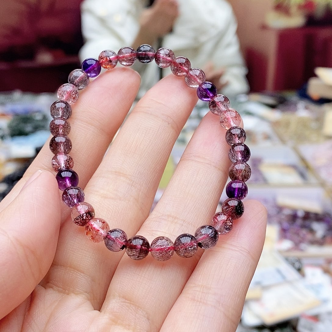 水晶手链未镶嵌淺**✧Bb0100超七
