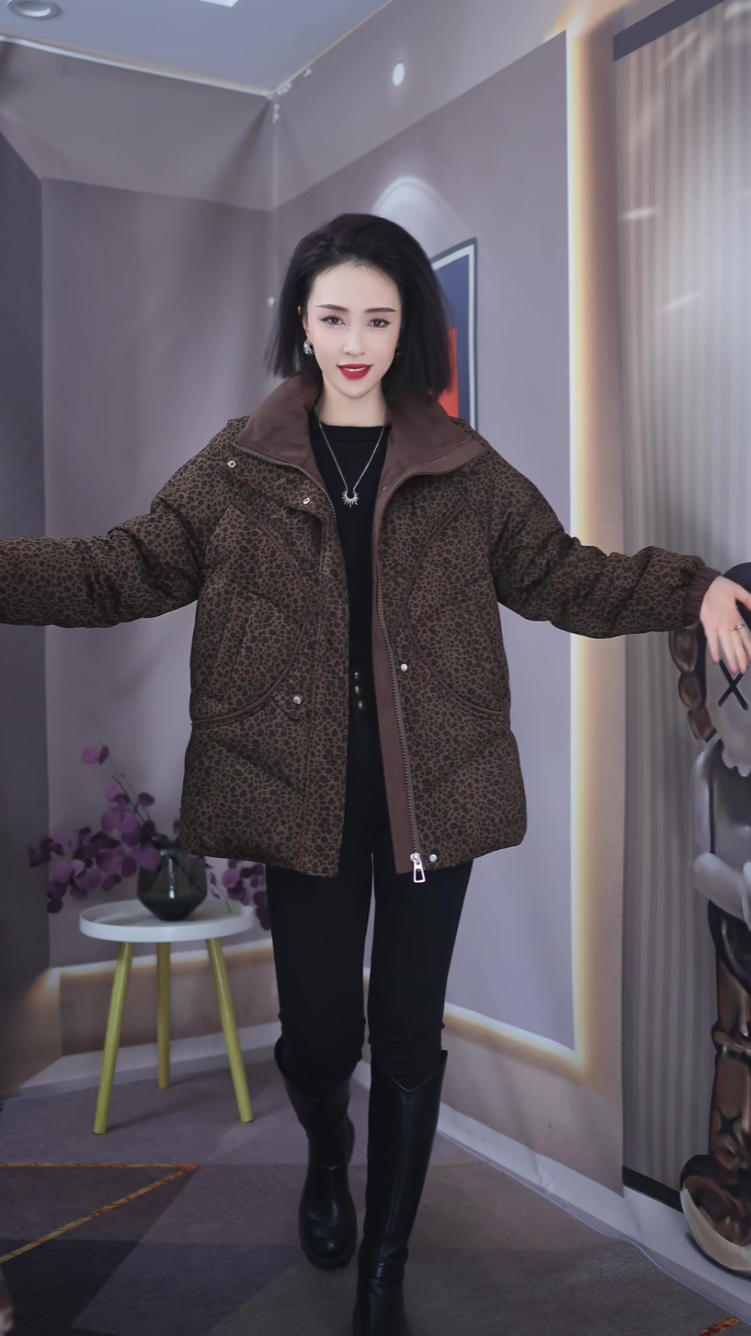 【上新定制】H.G386#新款减龄百搭羽绒服外套