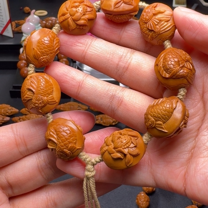 手串/手链橄榄核荷花鱼2.0