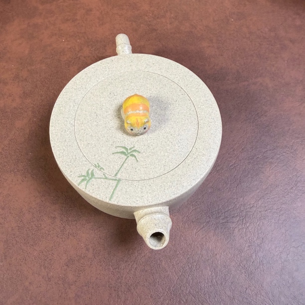 时节 新款文竹猫猫紫砂壶