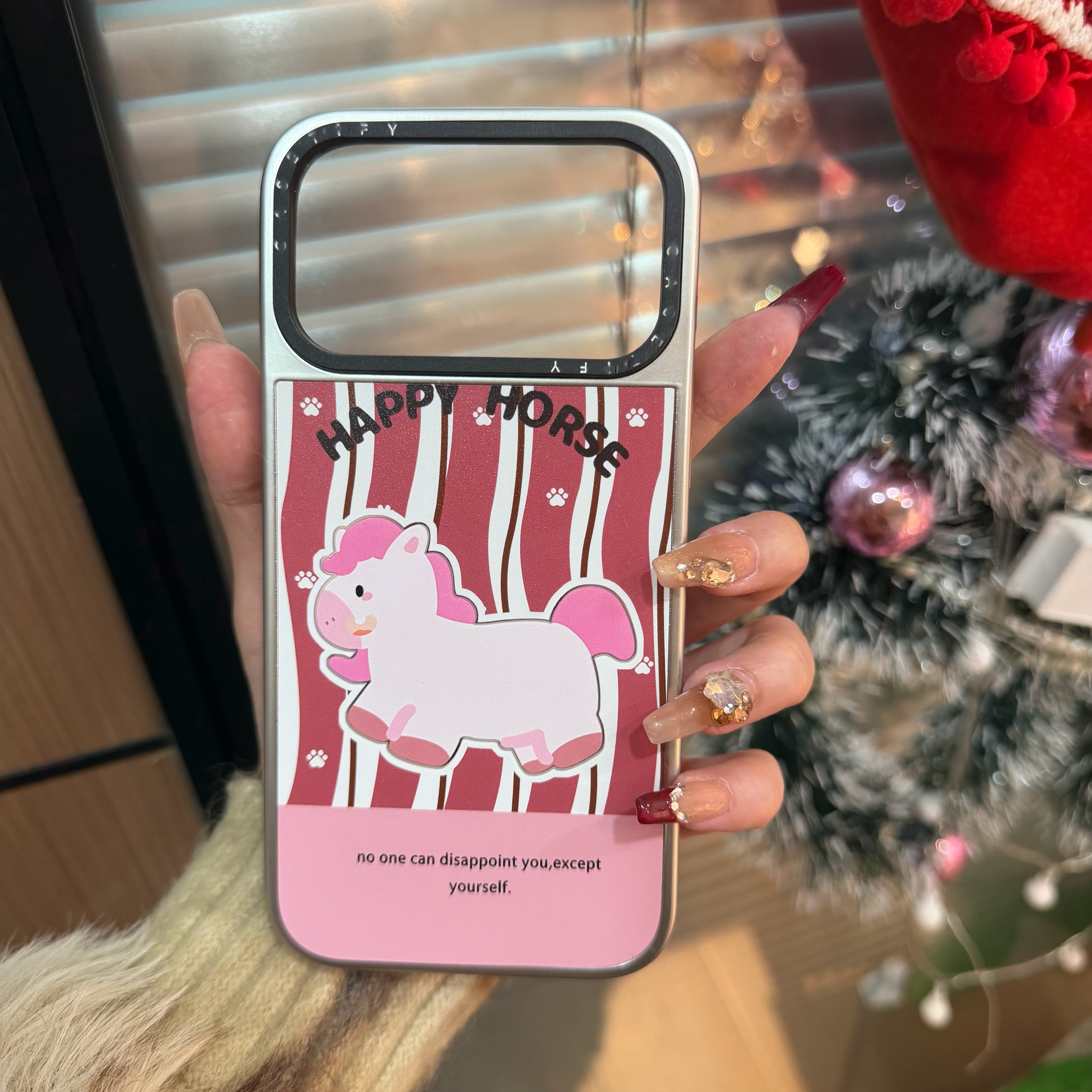 日光Case创意ins风可爱小马适用于iPhone15/16/17promax壳