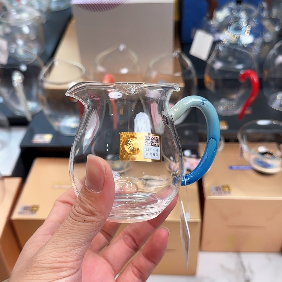 禾器华蕊公道杯蓝色