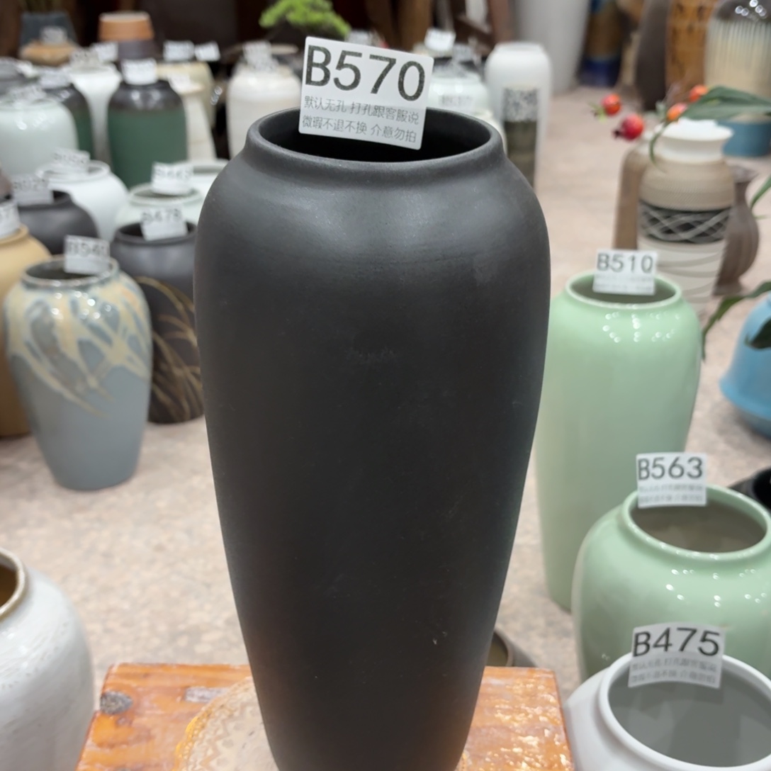 陶摆件瑕疵570 景德镇陶瓷高34口9