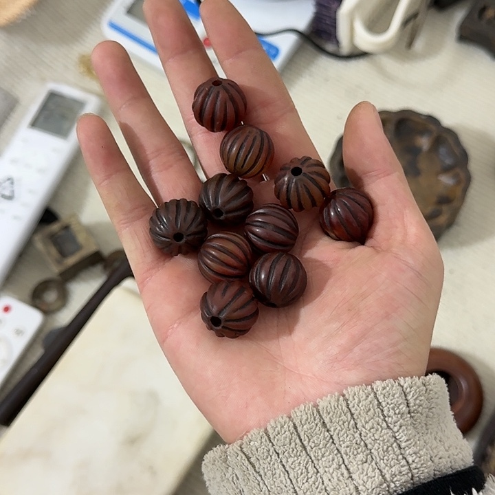 若***水文房摆件 珠子挂饰