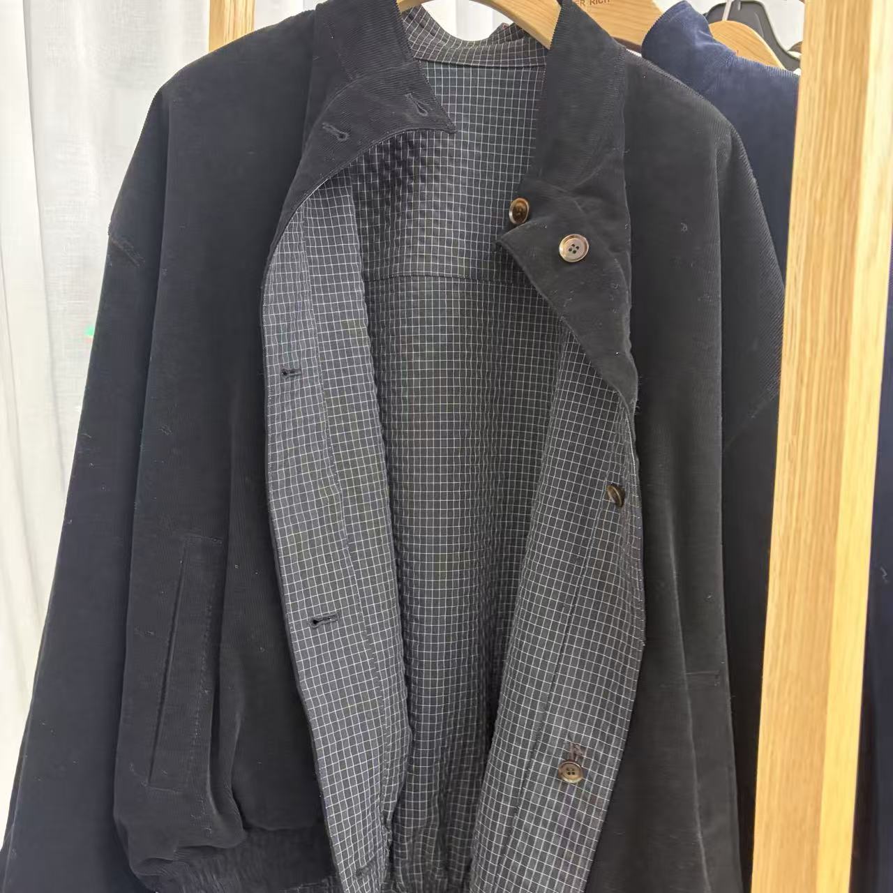 【慧姐韩国正品】25冬新款OV两面穿翻领夹克外套17560643/N0退N0换