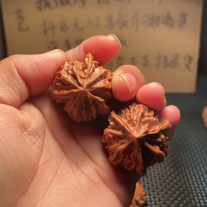 吊坠文玩核桃36野生龙门涧三棱