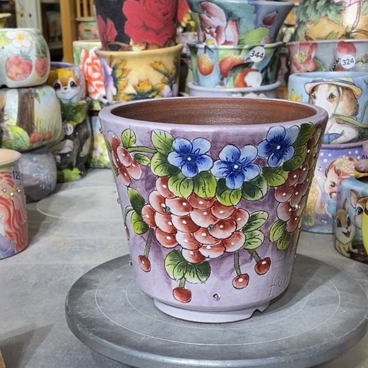 红陶景德镇艺术手绘作品