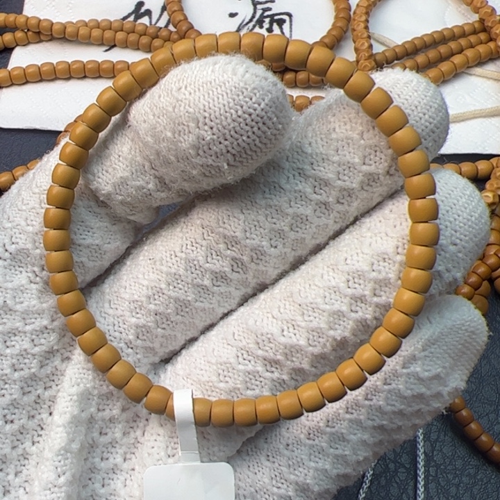 小***一橄榄核吊坠老挝核尖单圈4.6mm