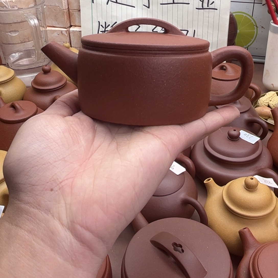 紫砂茶壶红降坡大汉瓦
