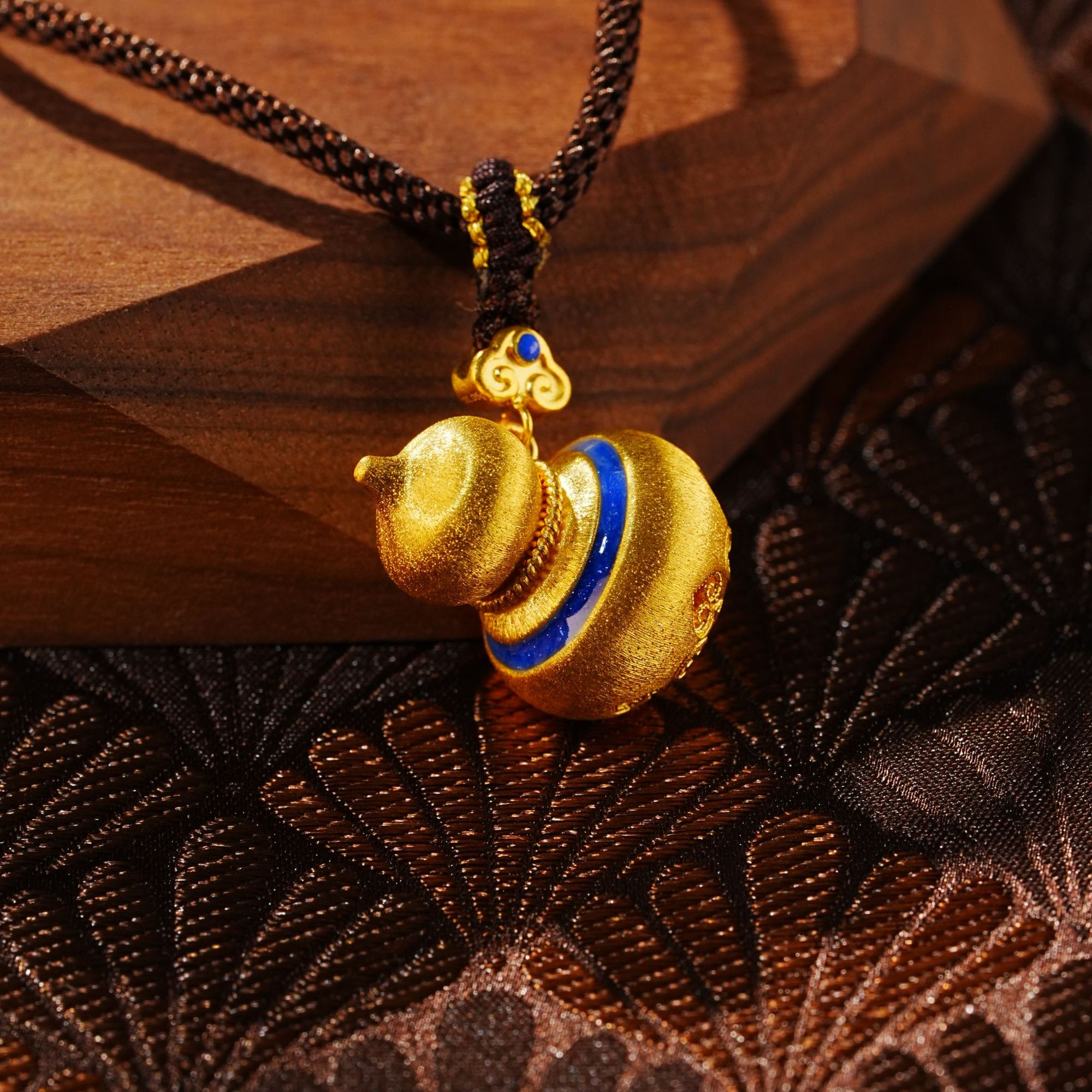 ALLOVE/欧奈芙古法黄金 足金葫芦金吊坠【新年上新款】YLZ00171