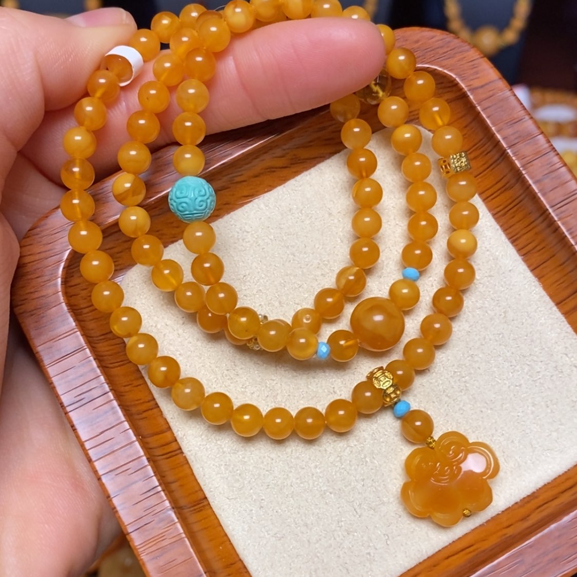 【闪购商品】未镶嵌蜜蜡手链手串