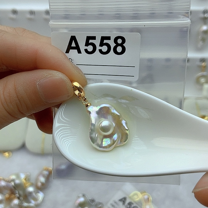 淡水珍珠颈饰银S925镶嵌