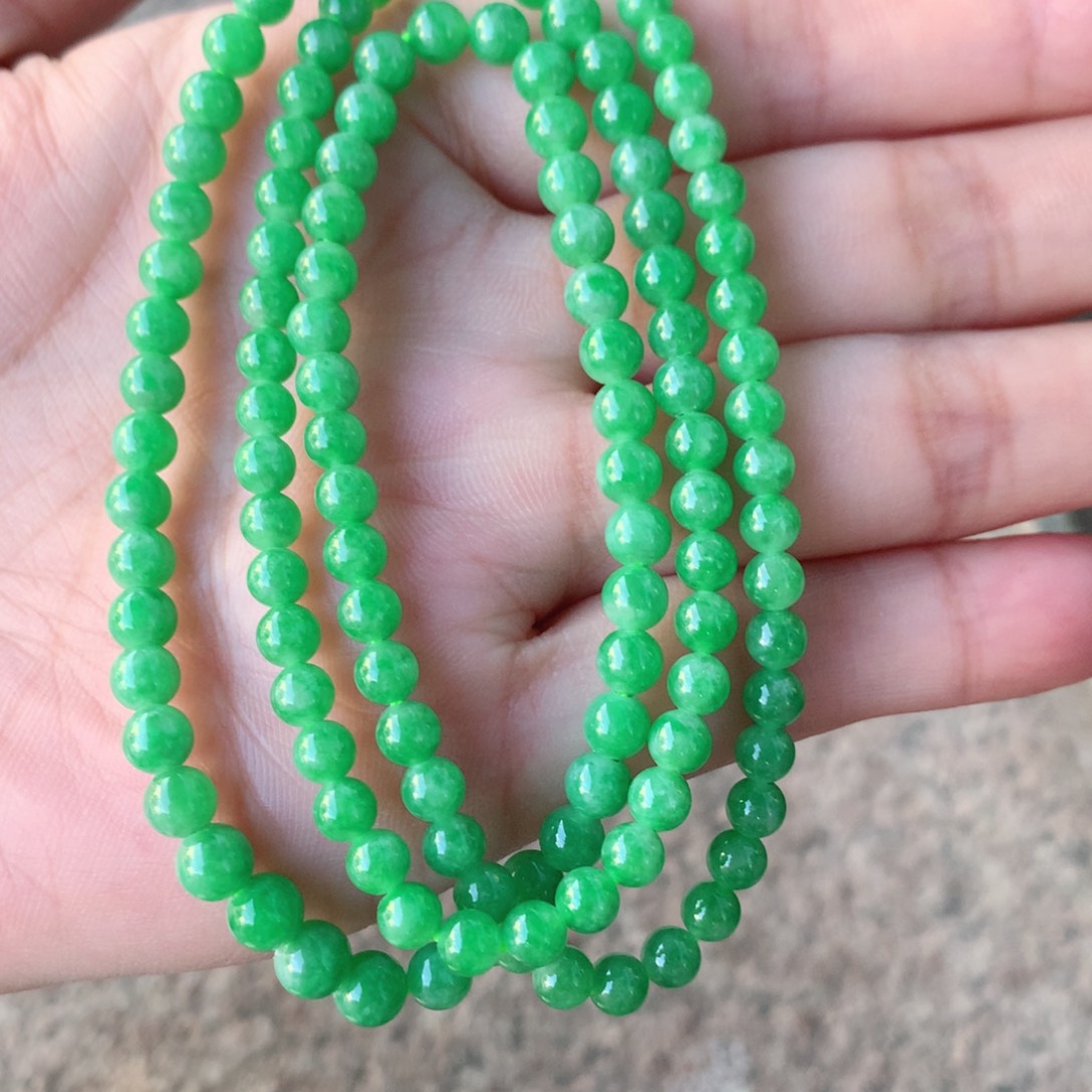 *****翡翠未镶嵌颈饰缅甸翡翠