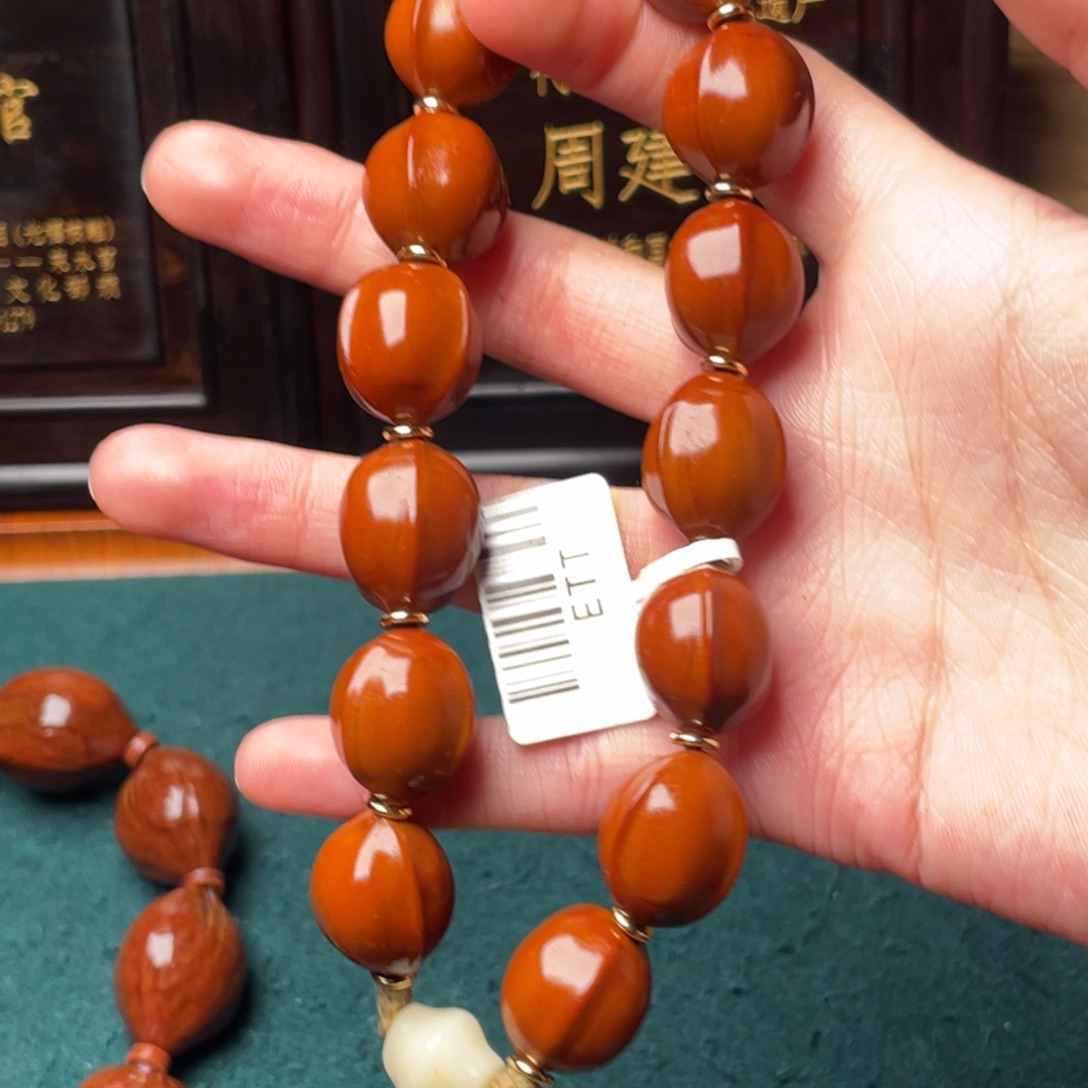 手串橄榄核小素核