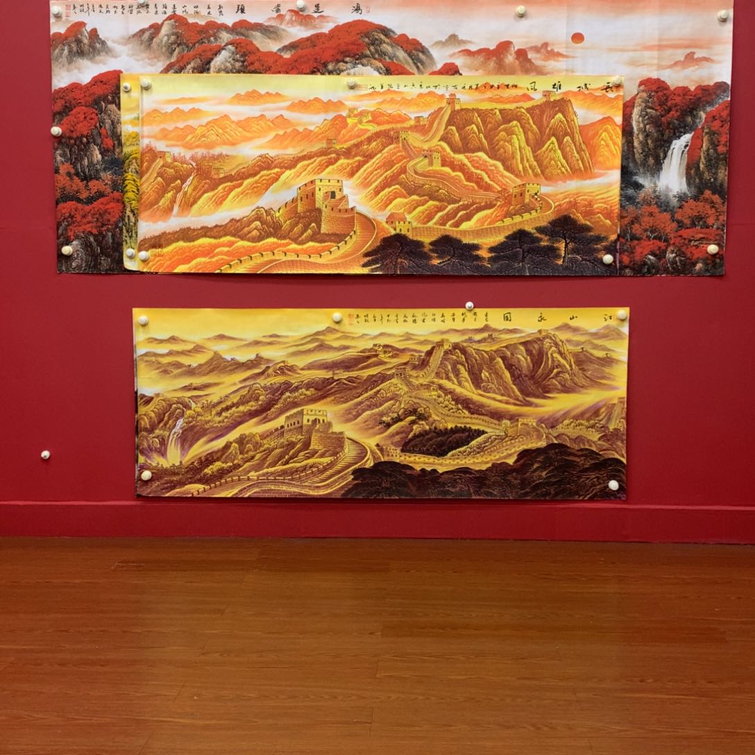 说***到国画小六尺小六尺