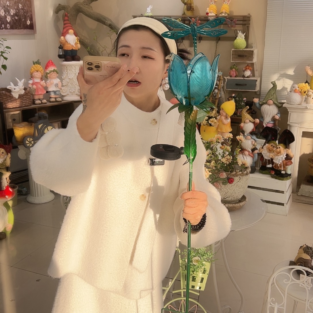 花园摆件红红火火