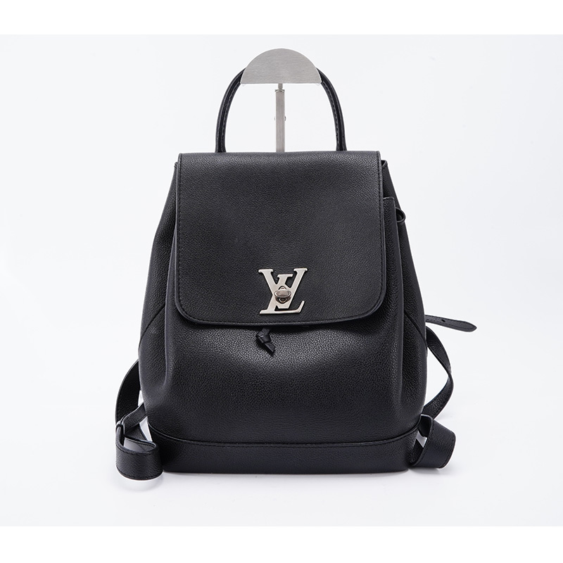 95新 LouisVuitton/路易威登 【诗诗】lock me双肩包小号/