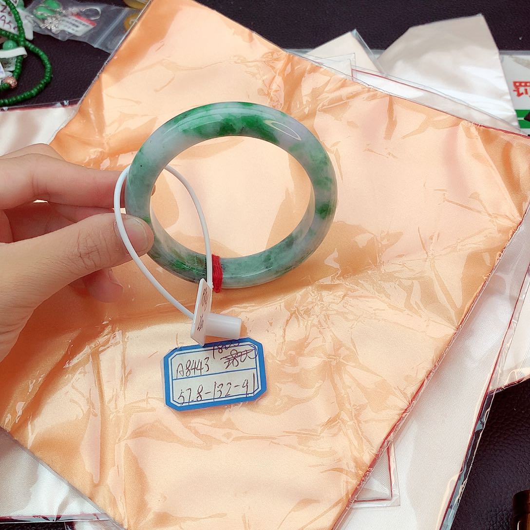 翡翠戒指合金翡翠