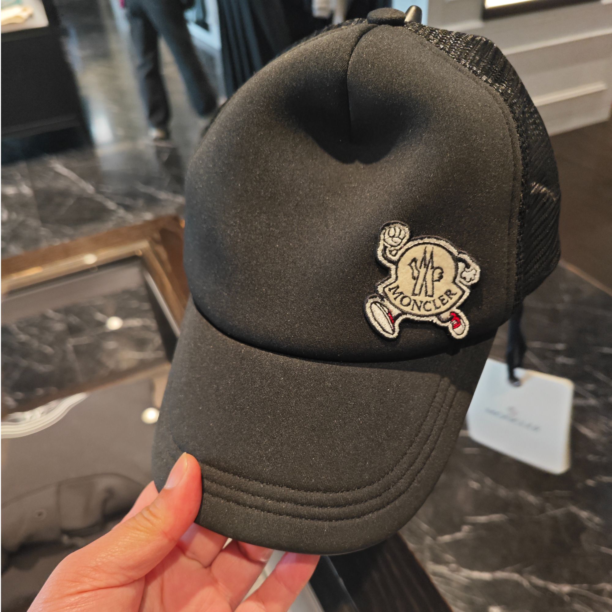 【巴黎直邮】Moncler盟可睐经典时尚徽标鸭舌帽男女同款均码 10913B