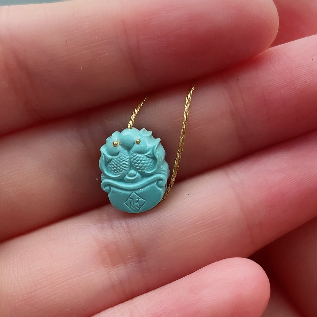 绿松石颈饰未镶嵌