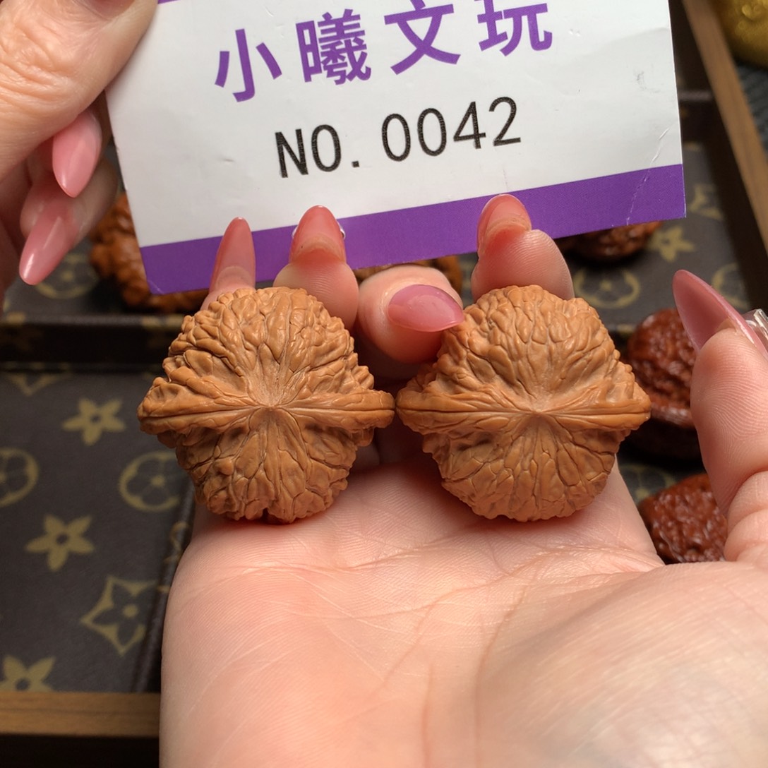 文玩核桃把件37全品磨盘