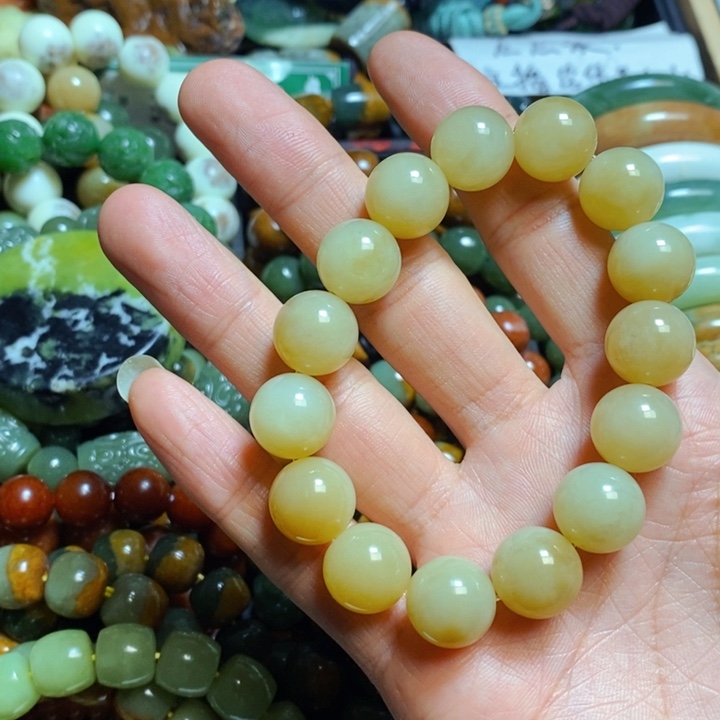 和田玉手链未镶嵌