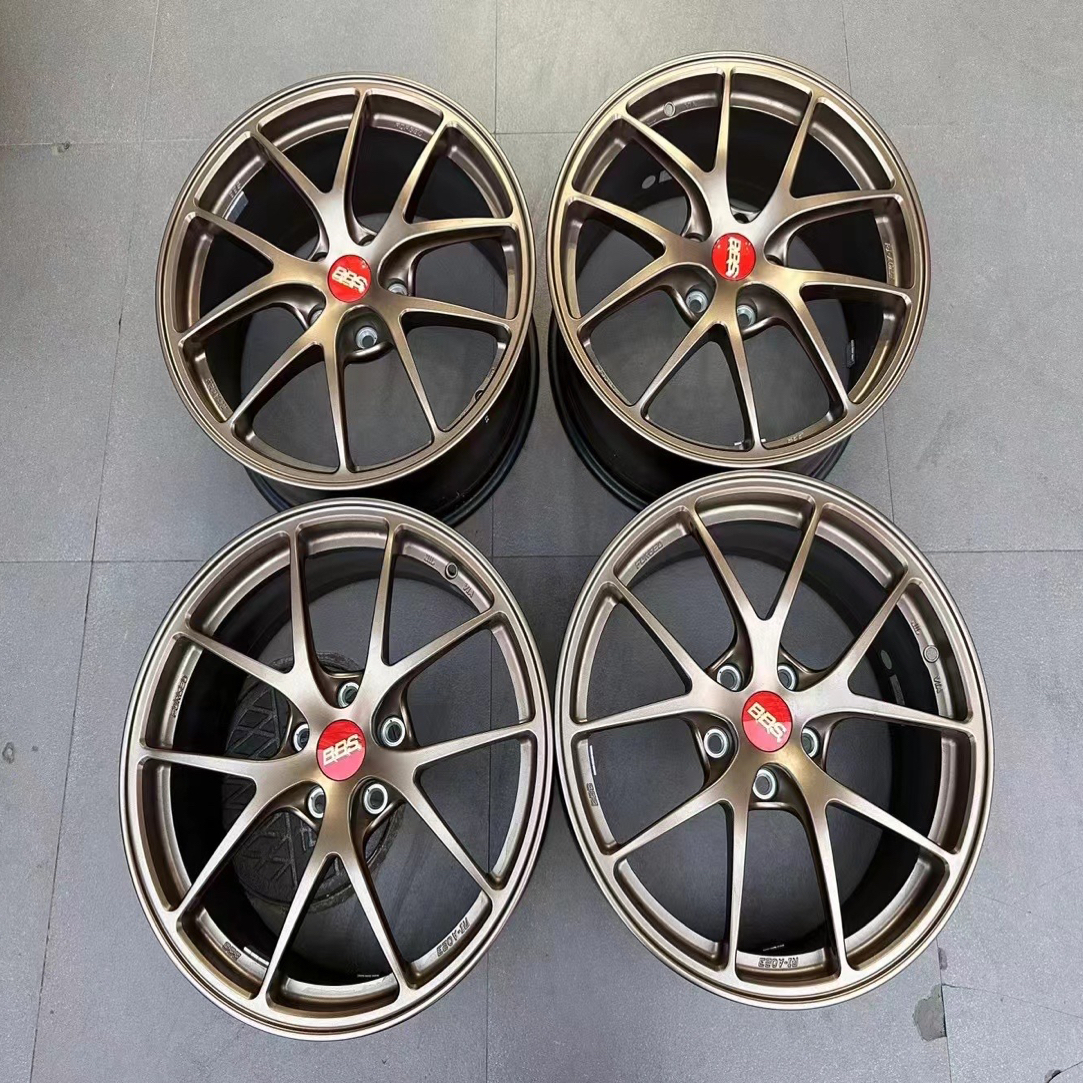 日本进口BBSRIA单片轮毂锻造18寸8J ET45 5×112奔驰奥迪大众