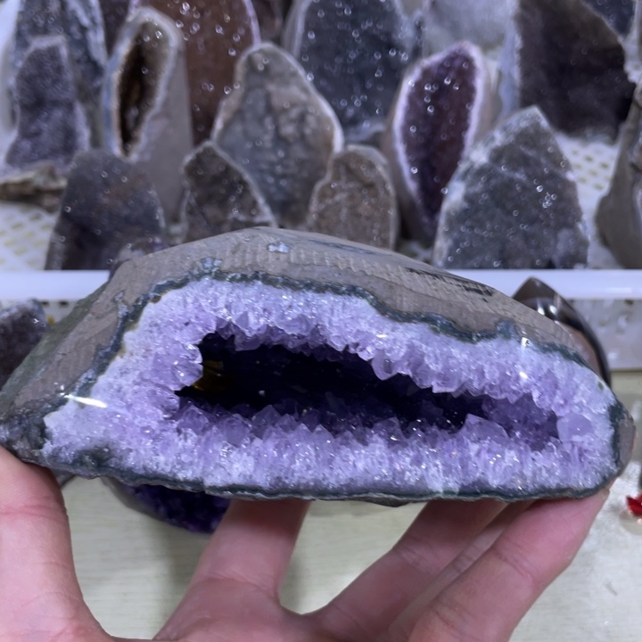 紫晶钱袋子未镶嵌