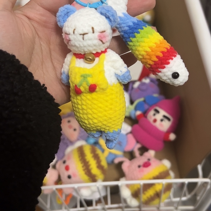 毛线钩织选款直播间