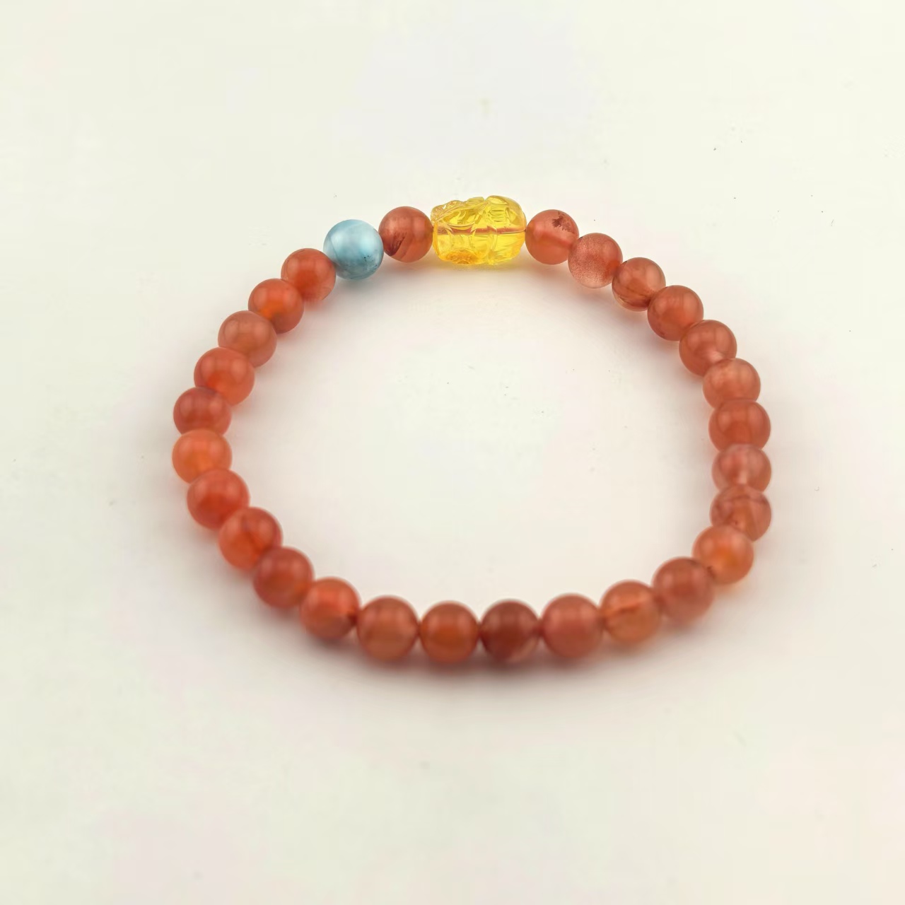 【慕诚】龙虎山南红貔貅手串 S330